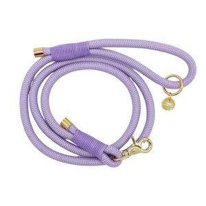 Cavology Luxury Braided Rope Dog Leash - Lavender